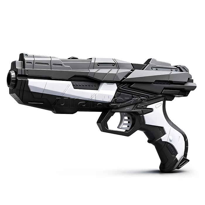 Пистолет с мягкими пулями и водяными снарядами, в коробке