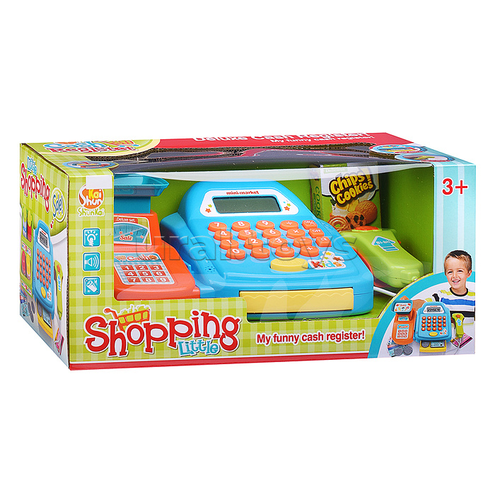 Касса "Мой магазин" с весами, в коробке