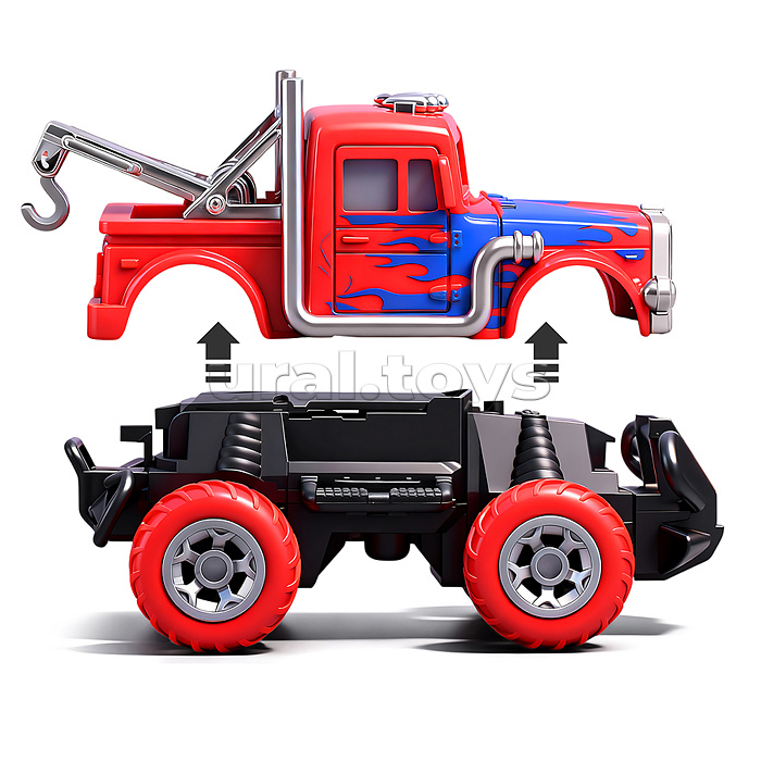 Машина "Большой вездеход" р/у, 27 MHz, в коробке