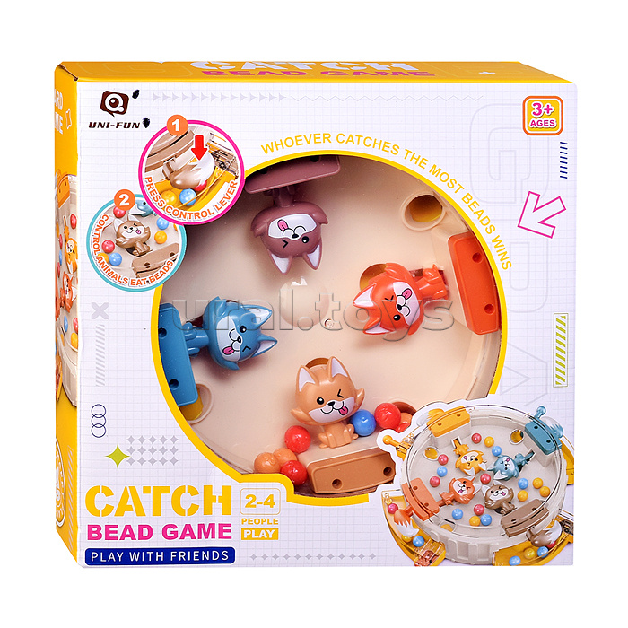 Игра настольная "Поймай шарик" в коробке