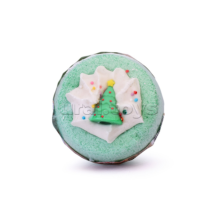 Шипучая соль для ванн Чаша с пеной и игрушкой 160г "Зимние забавы"