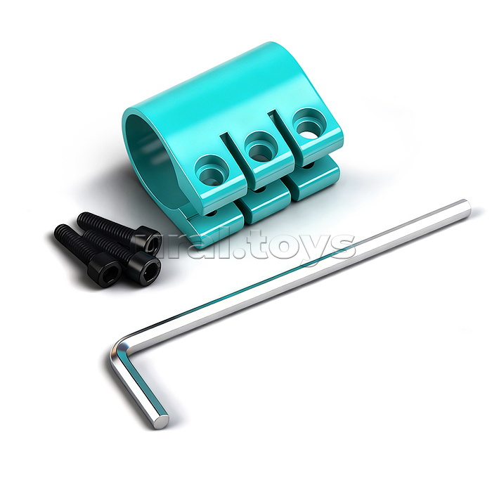 Самокат трюковый ROCKET,колеса PU/пластик 100 мм,ABEC 7, бирюзовый (в пакете)