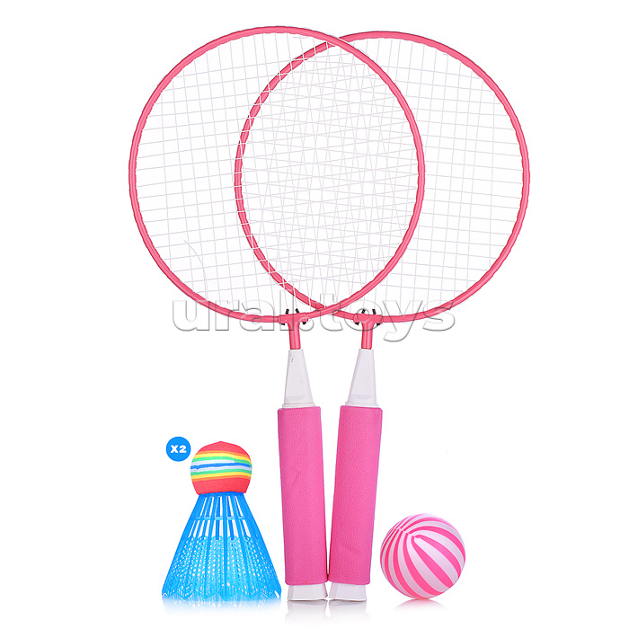 Набор бадминтон, цвет в ассортименте, в сумке