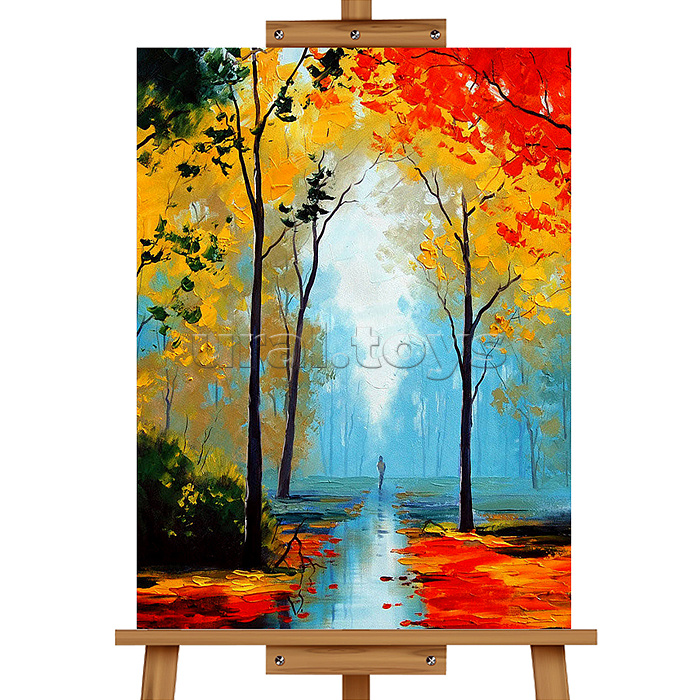 Набор для рисования "Картина по номерам 30х40 см. Осень"