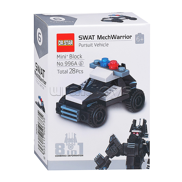 Конструктор "Робот собровец" в коробке