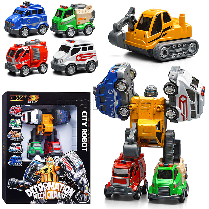 Робот "Городской страж" трансформирующийся, в коробке