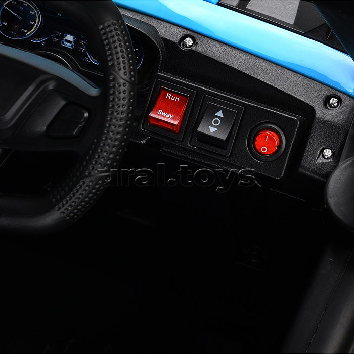 Электромобиль детский "Крутой внедорожник"(цвет синий)