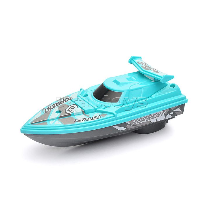 Лодка "Молния" на батарейках, в коробке