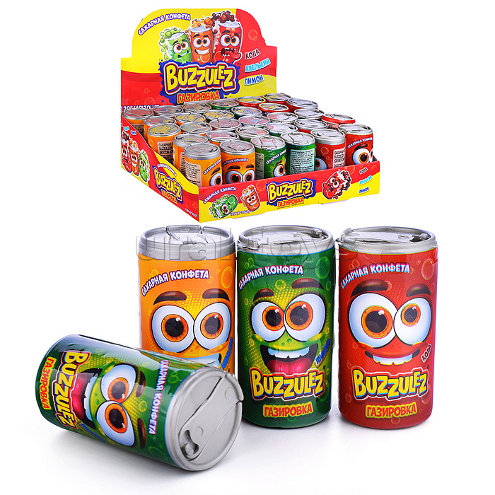 Конфета сах. Buzzulez 4гр. 30шт. 12бл.