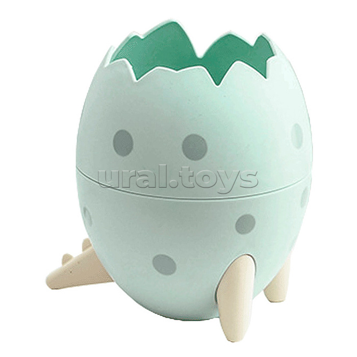 Подставка для пишущих принадлежностей пластиковая "Dino in egg" 12x8 см Подставка для пишущих принадлежностей пластиковая "Dino in egg" 12x8 см