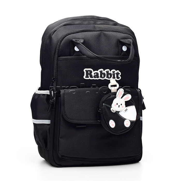 Рюкзак "Rabbit" подростковый 39x27x17 см (15 л) вес 500 г, высококачественный нейлон, двойные ручки, уплотненная спинка и уплотненные лямки, 2 отделения на молнии, 1 передний карман на молнии, 1 передний карман на липучке, кошелек на молнии, внутри уплотн Рюкзак "Rabbit" подростковый 39x27x17 см (15 л) вес 500 г, высококачественный нейлон, двойные ручки, уплотненная спинка и уплотненные лямки, 2 отделения на молнии, 1 передний карман на молнии, 1 передний карман на липучке, кошелек на молнии, внутри уплотн