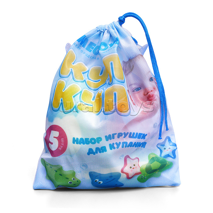 Игрушки антистресс для ванной 5 шт