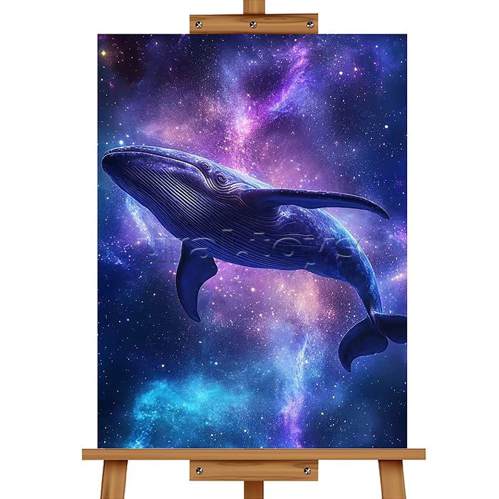 Мозаика алмазная "Кит" 30*20 см.