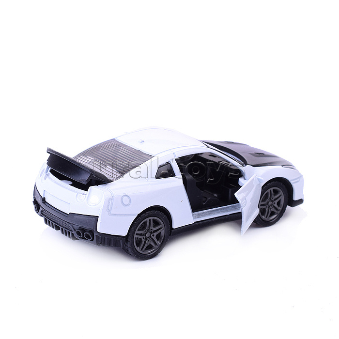 Белая инерционная машинка Купе die-cast,1:32, открывающиеся двери Белая инерционная машинка Купе die-cast,1:32, открывающиеся двери