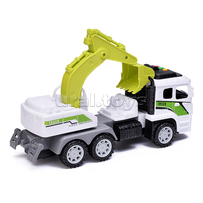 Машина "Грузовик экскаватор" в коробке