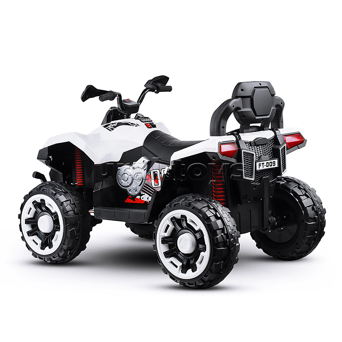 Квадроцикл "Тайфун" на аккумуляторе, в коробке (белый)