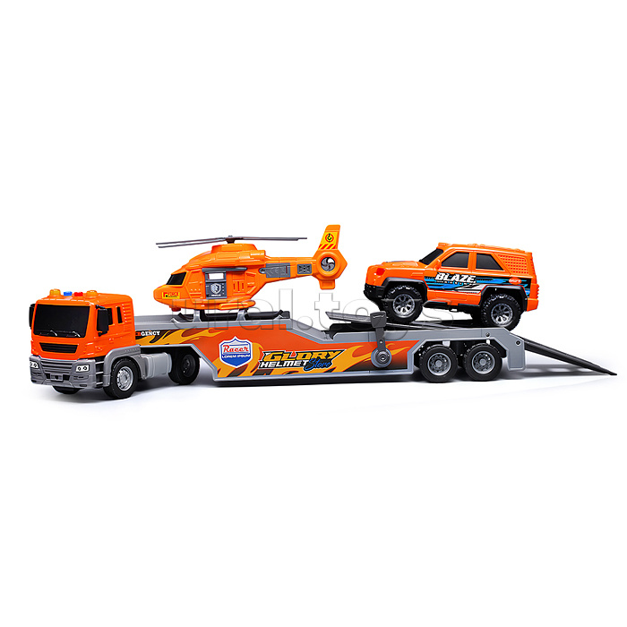 Машина "Автовоз" 1:16 (свет, звук) в коробк