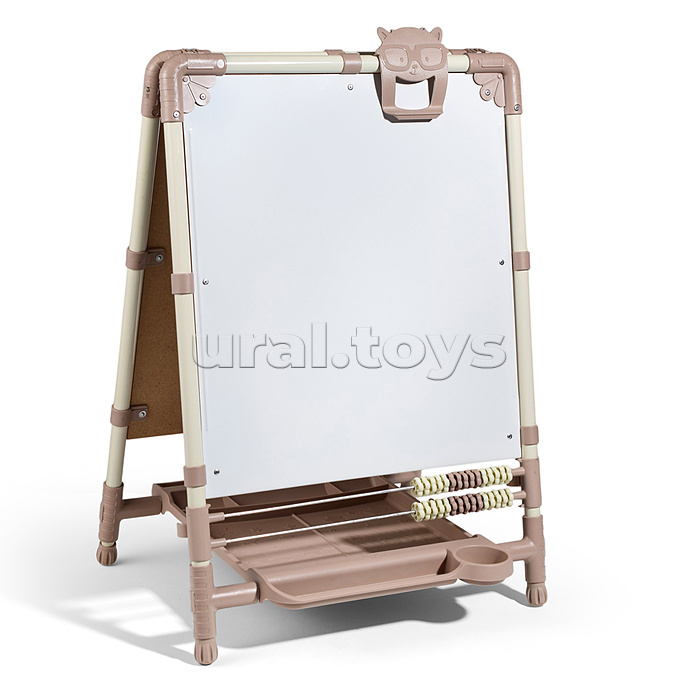 Мольберт «Доска знаний» двусторонний (бежевый-2)