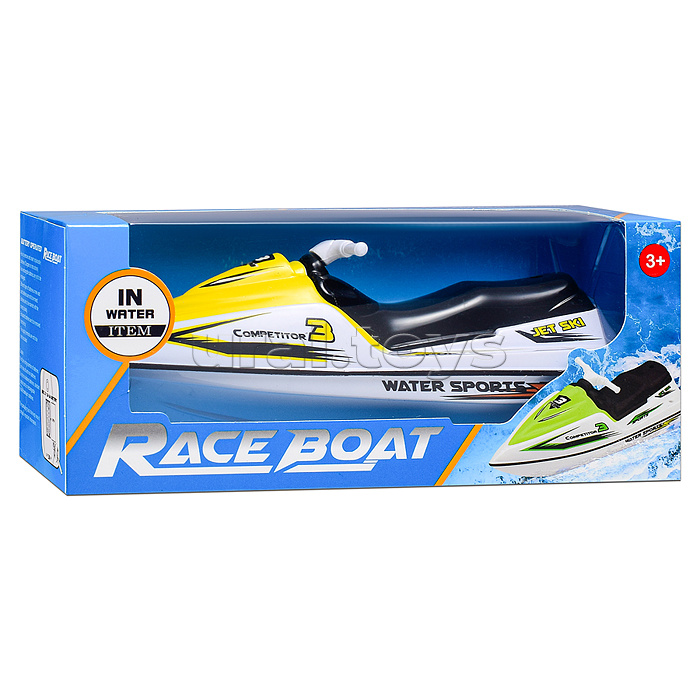 Скутер "Скорость" на батарейках, в коробке