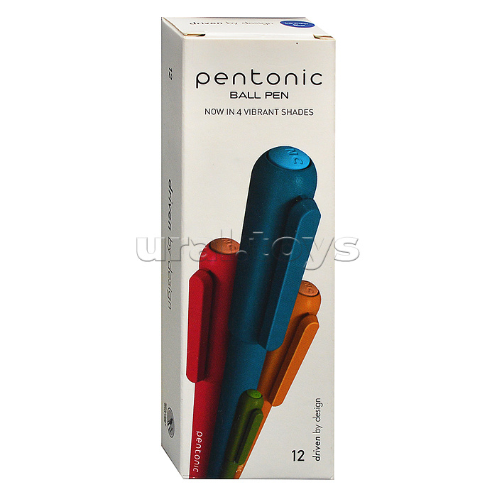 Ручка шариковая Pentonic Color синий 0,7 мм ассорти кругл. корп. игольчатый наконечник Ручка шариковая Pentonic Color синий 0,7 мм ассорти кругл. корп. игольчатый наконечник