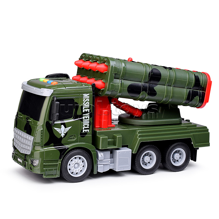 Машина "Военная спецмашина" (свет, звук)  в коробке