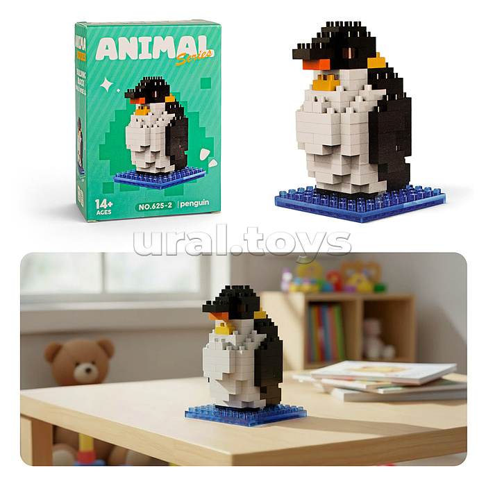 Конструктор "Пингвин" 3D, в коробке