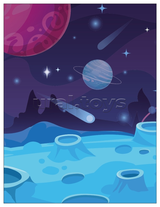 Веселые наклейки. В космосе Веселые наклейки. В космосе