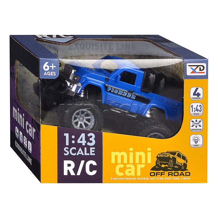 Машина "Джип" р/у, 27 MHz, в коробке