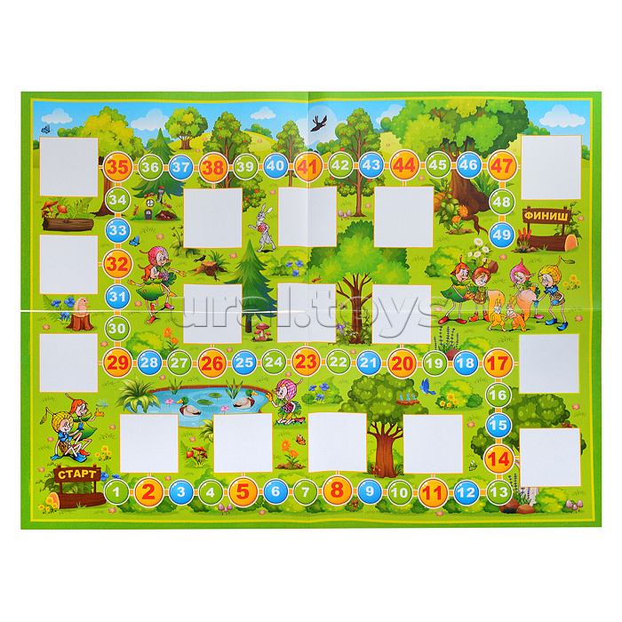 Игра настольная ходилка "Учимся дружить с природой"