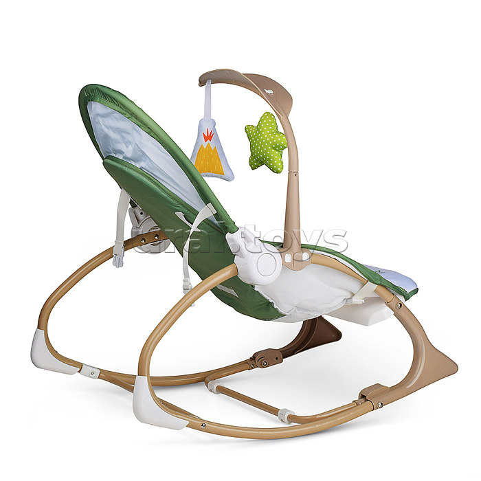 Шезлонг детский "Динозаврик" музыка, вибрация, в коробке