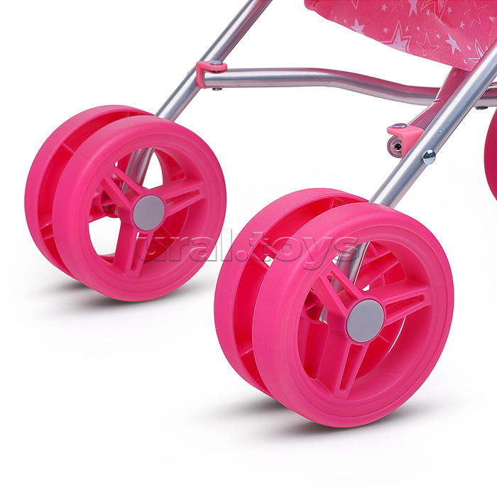 Коляска для кукол, металлическая, прогулочная, складная