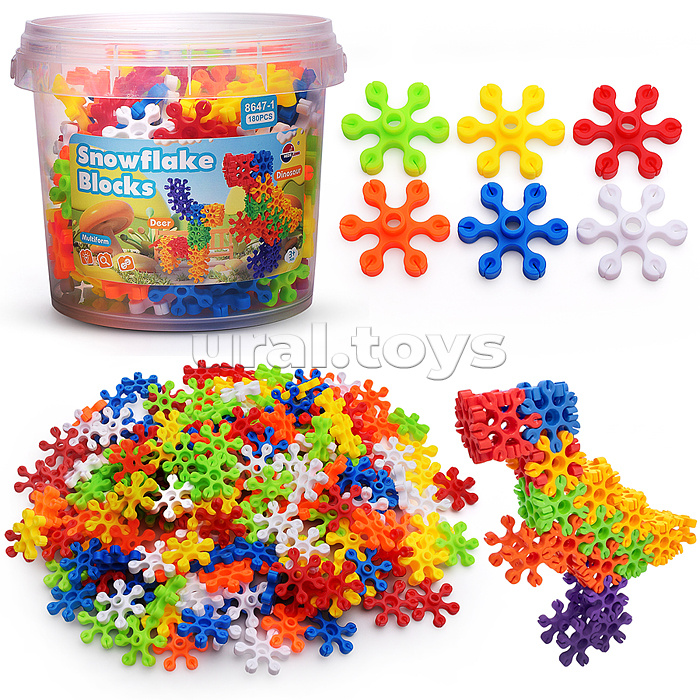 Конструктор "Снежные блоки" (180 дет.)