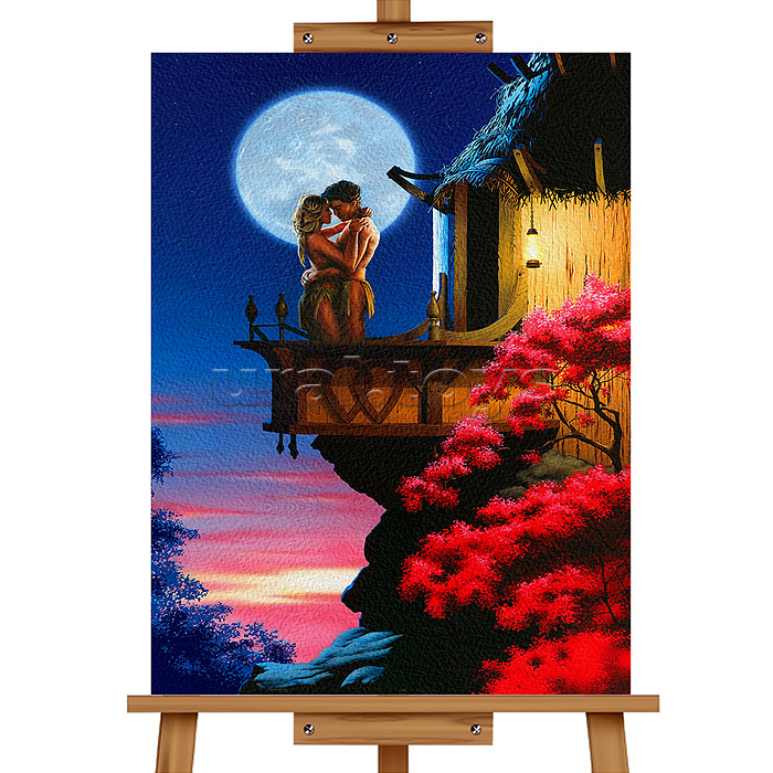 Набор для рисования "Картина по номерам 50х40 см. Любовь"