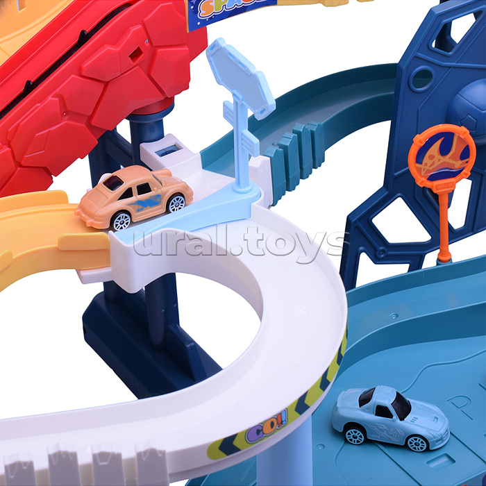 Парковка "Космические динозавры" в коробке