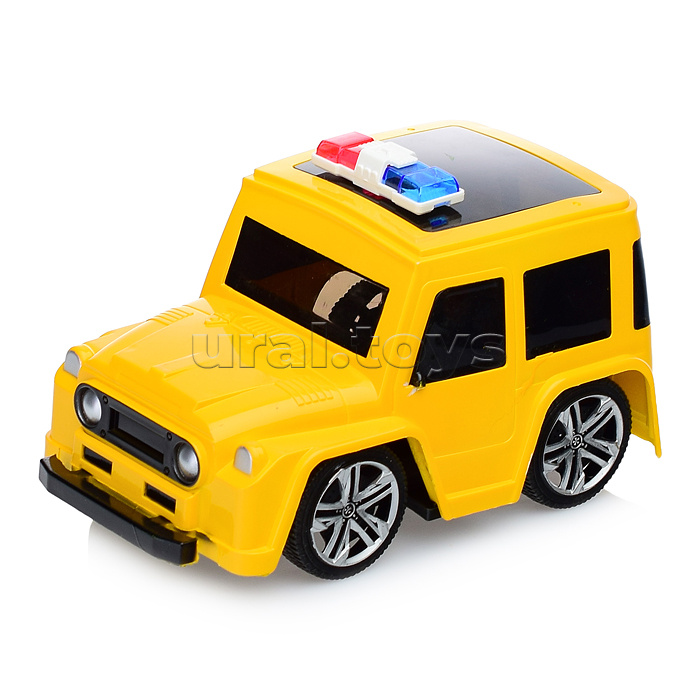 Машина "Полиция" синяя/желтая, в ассортименте, в пакете