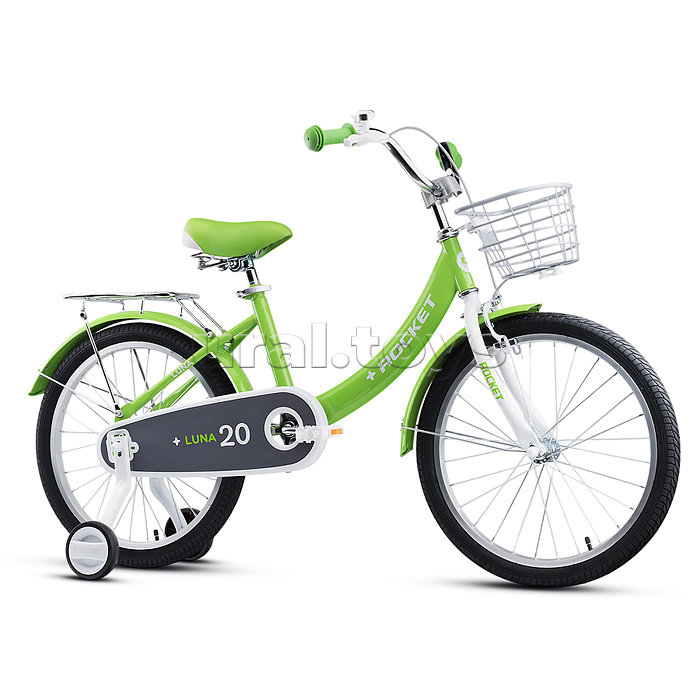 Велосипед 20" Rocket Luna, цвет зеленый