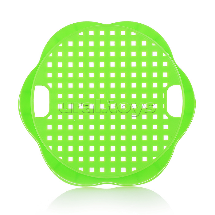 Песочный набор №106 (ведро 0,3 л, сито, совок, грабли, машинка "Бублик")