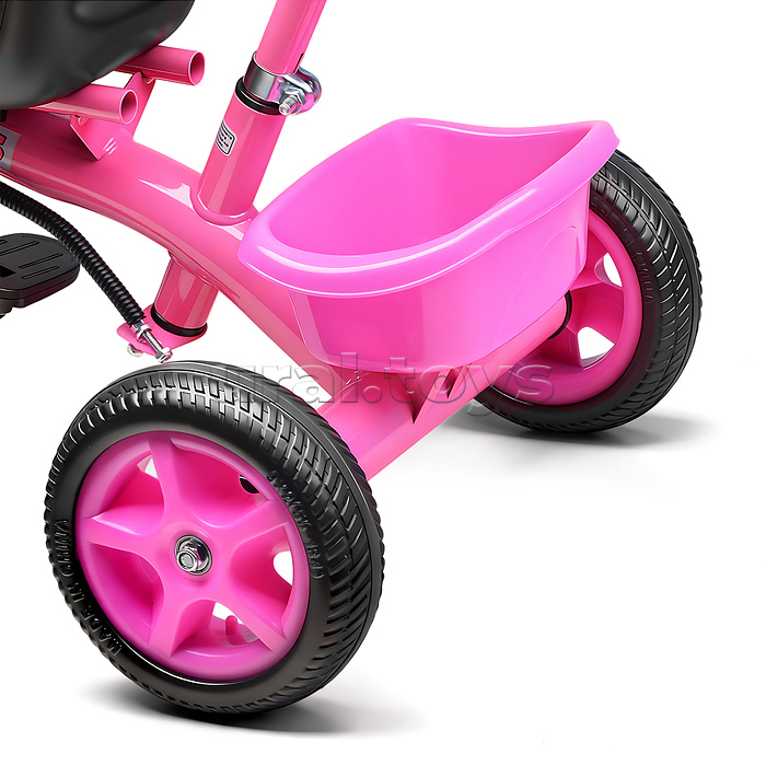 Велосипед 3-х колесный, розовый
