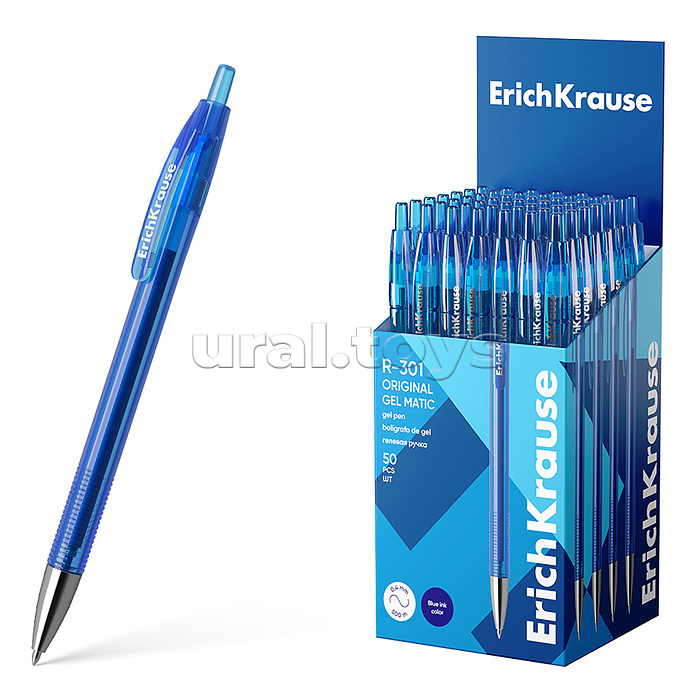 Ручка гелевая автоматическая R-301 Original Gel Matic 0.5, цвет чернил синий