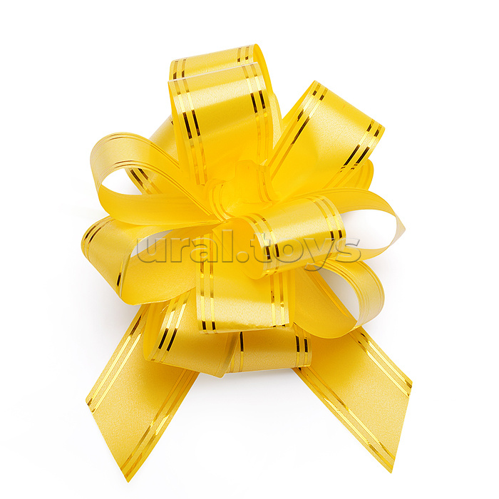 Бант-Шар 3,2см золотая полоса
