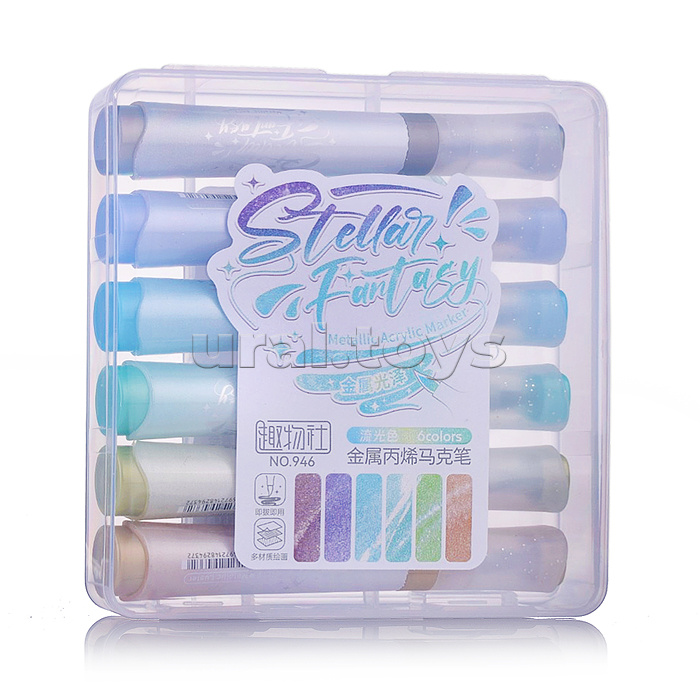 Набор маркеров-выделителей (6 цветов в наборе)