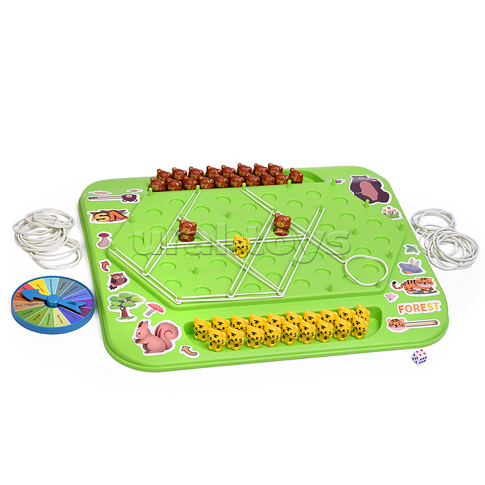 Игра настольная "Веселые животные" в коробке