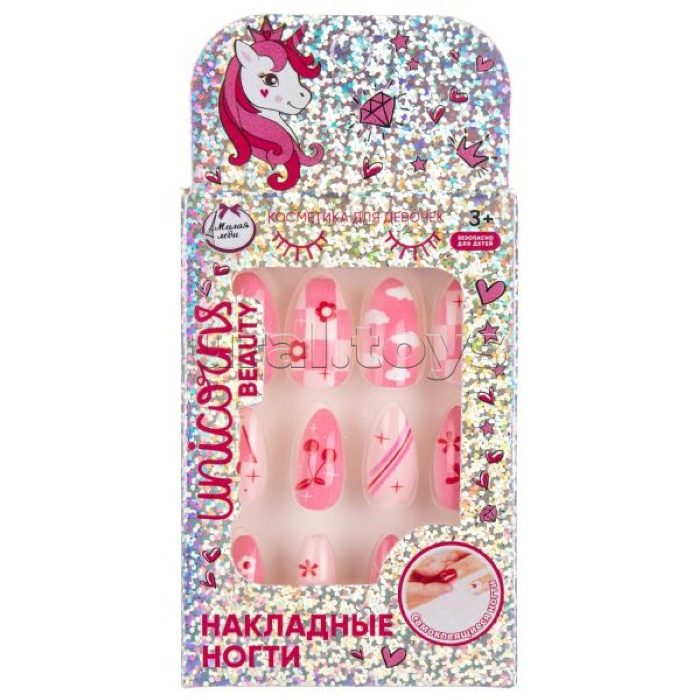 Накладные ногти "Единорог" в коробке