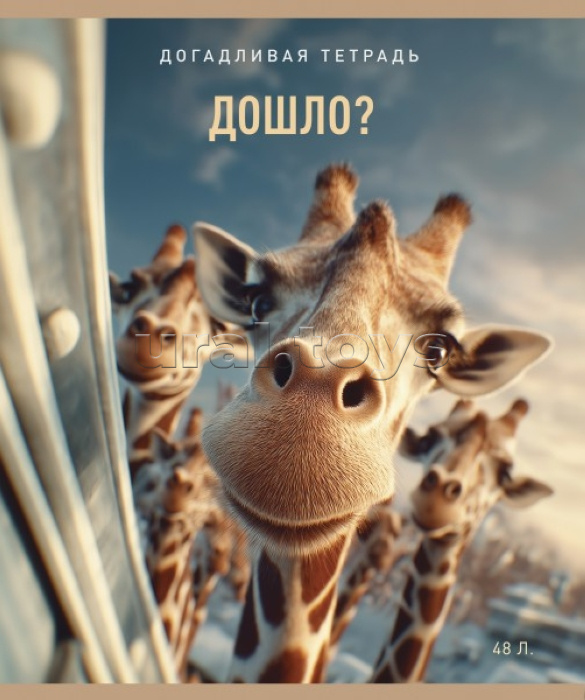 Тетрадь 48л. клетка А5 скрепка S "В смысле?" Премиум 4+0+Ламинация матовая+УФ выб