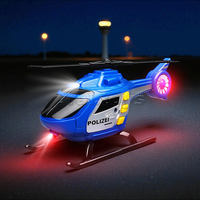 Вертолет "Полиция" 1:32 (свет, звук) в коробке