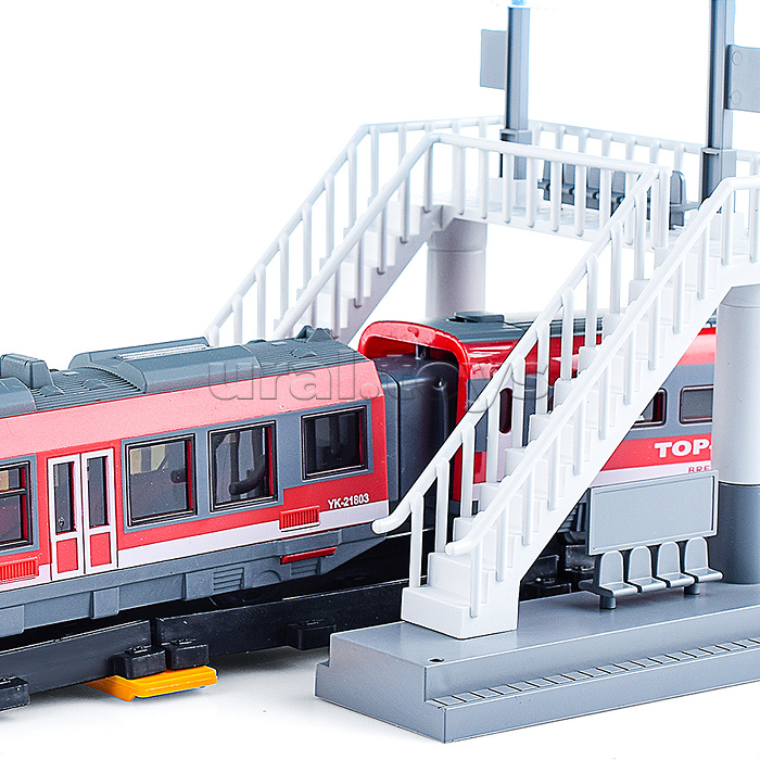 Железная дорога "Скорый поезд" р/у, на батарейках, в коробке