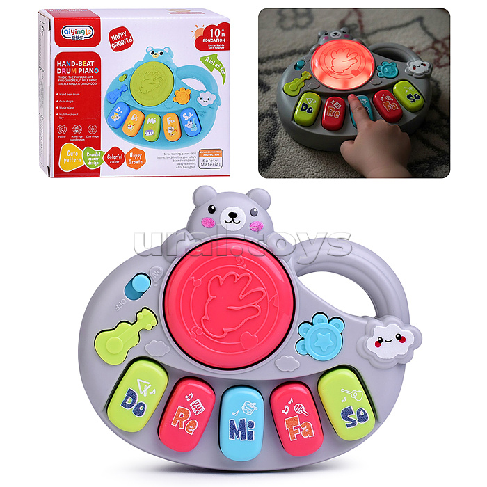 Игрушка музыкальная "Музыкальный мишка" звук, в коробке