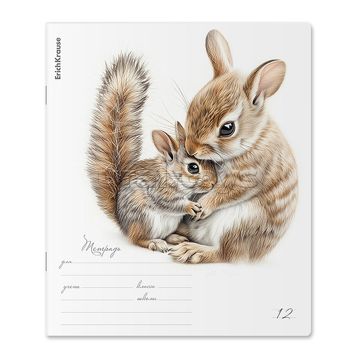Тетрадь 12л. линейка "Little Cuties" MIX Тетрадь 12л. линейка "Little Cuties" MIX