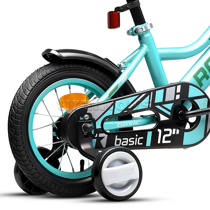 Велосипед 12" Rocket Basic, цвет бирюзовый