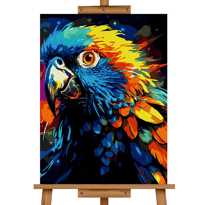 Картина по номерам "Попугай" 40*30 см.
